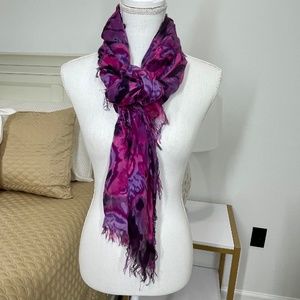 Purple and Pink Multi Color Scarf